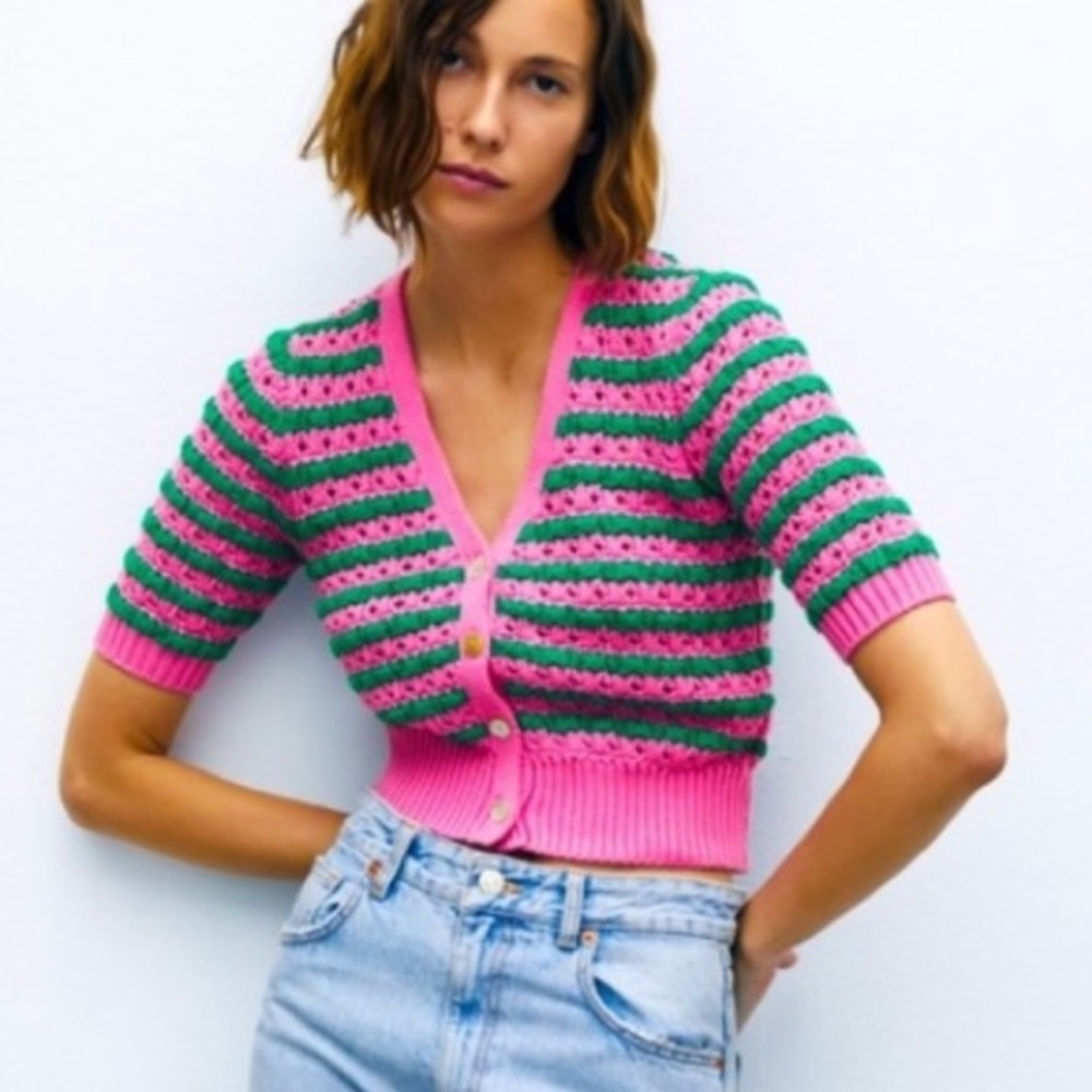Zara Striped Knit Sweater